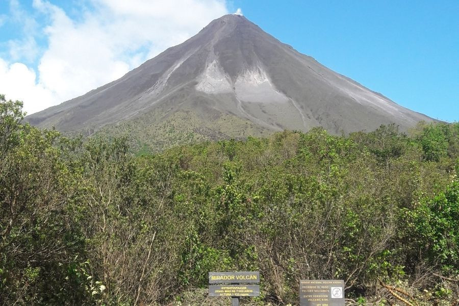 Hike to the volcano